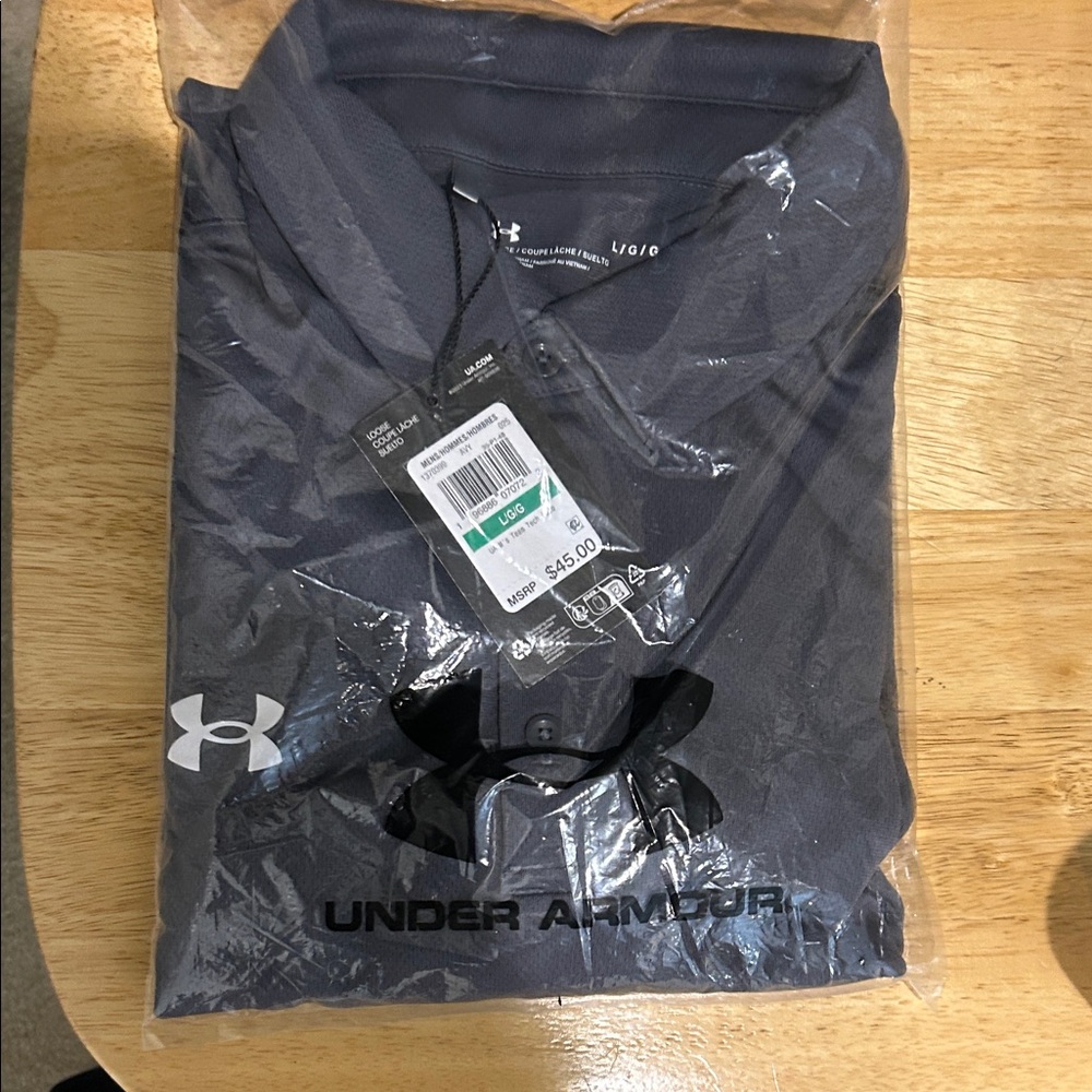Under Armour Charcoal Polo Shirt